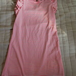 Vineyard Vines Pink and White Striped Kids Dress